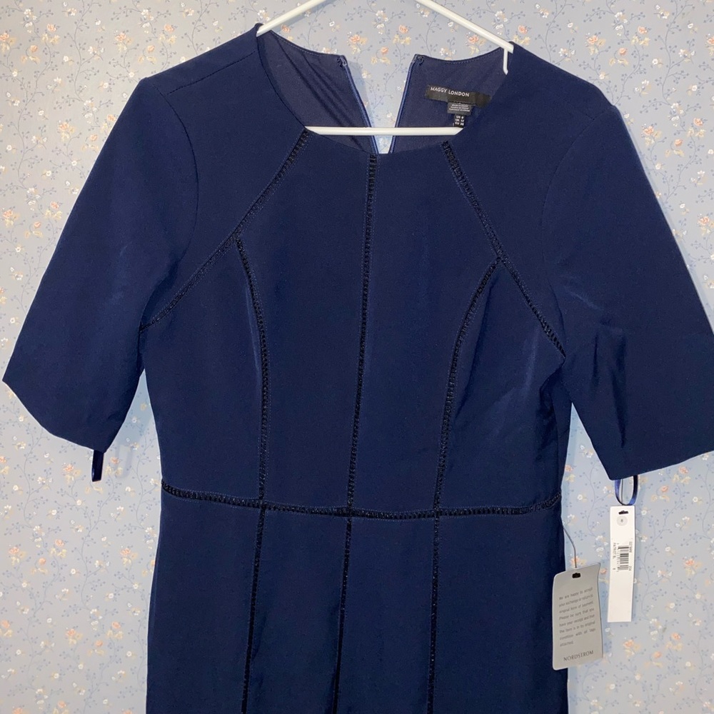 NWT Maggy London Navy Dress